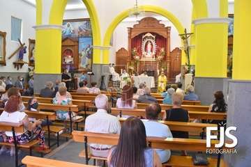  Telde rinde honores a la Virgen de Las Nieves con una solemne misa en Lomo Magullo/Francisco Javier Santana-TA.